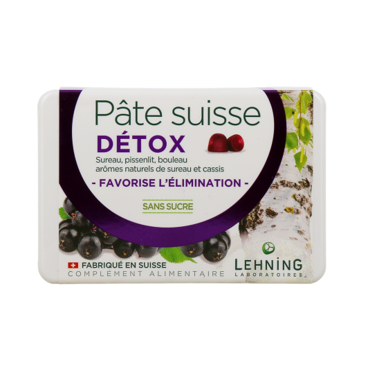 Lehning pate suisse detox - Plantes pour l'élimination des toxines