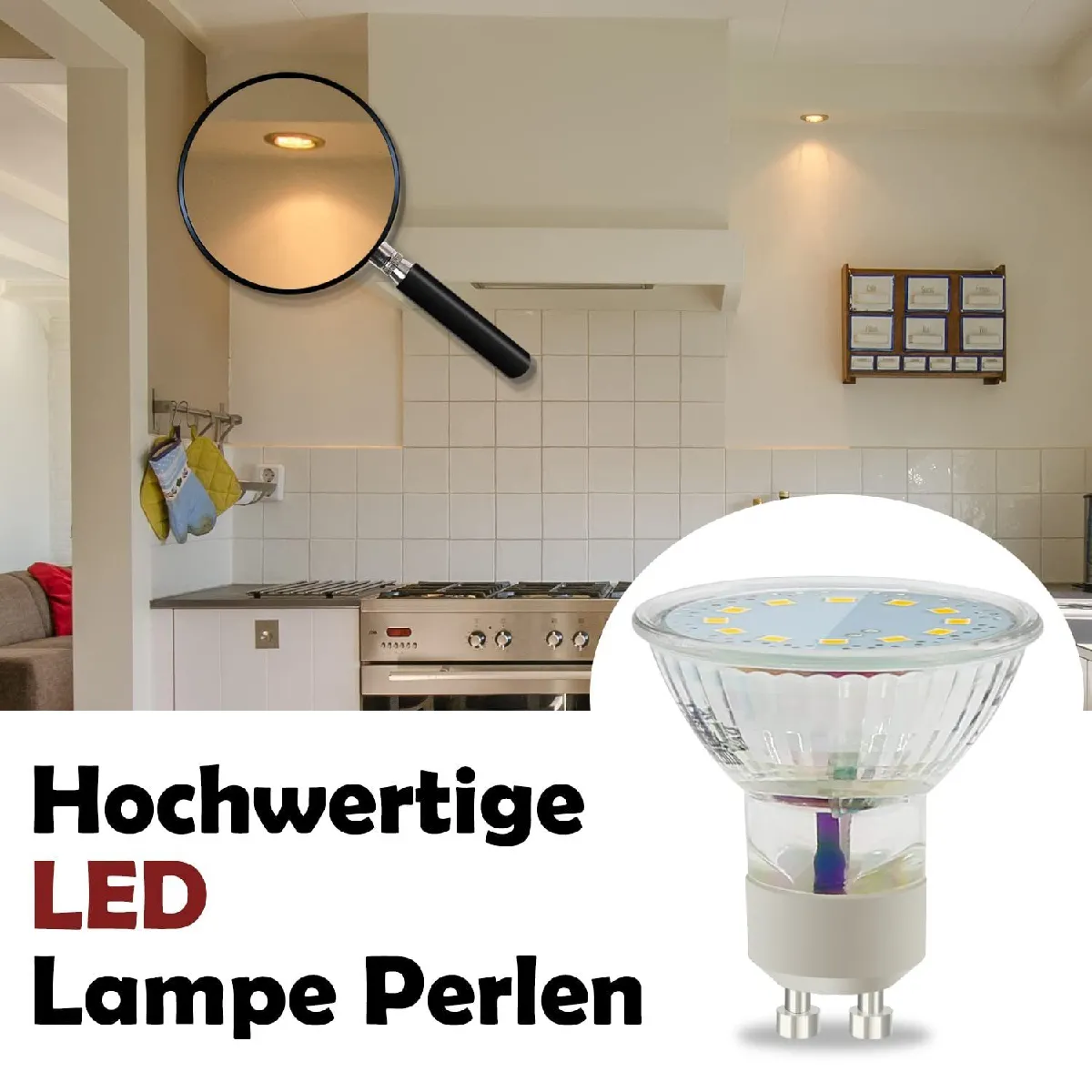 ZMH LED Bulb GU10 Warm White