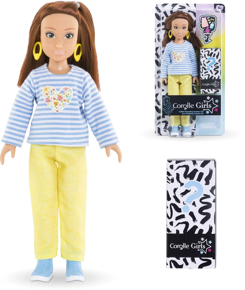 COROLLE GIRLS -POUPEE MANNEQUIN - COFFRET ZOE SHOPPING - 28CM
