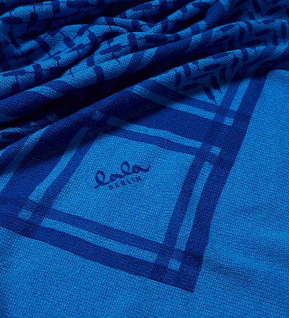 Lala Berlin Schal - Triangle Trinity Classic+ M - Blau
