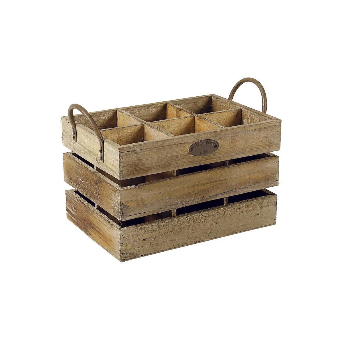 Aubry Gaspard Caisse de Rangement 6 Bouteilles