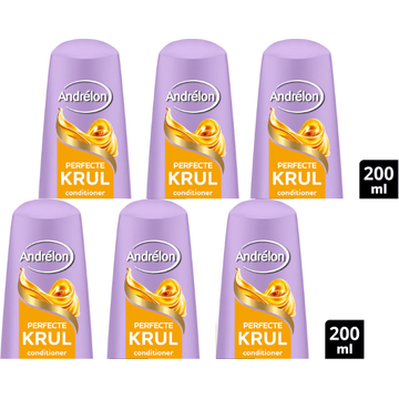 Andrélon Conditioner Perfecte Krul - 6 x 200 ML