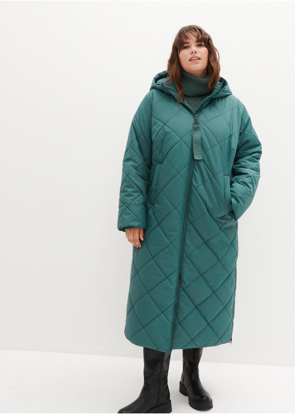 Manteau matelassé et rembourré à capuche
