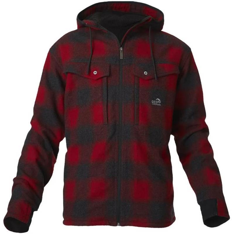 Veste Homme Geoff Anderson Ezmar Hoodie - Noir/Rouge