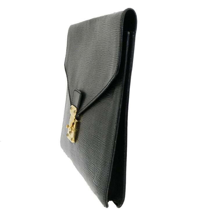 Louis Vuitton Vintage Louis Vuitton Clutch Black