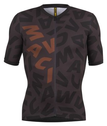 Maillot Manches Courtes Mavic Aksium Graphic Bronze/Carbone