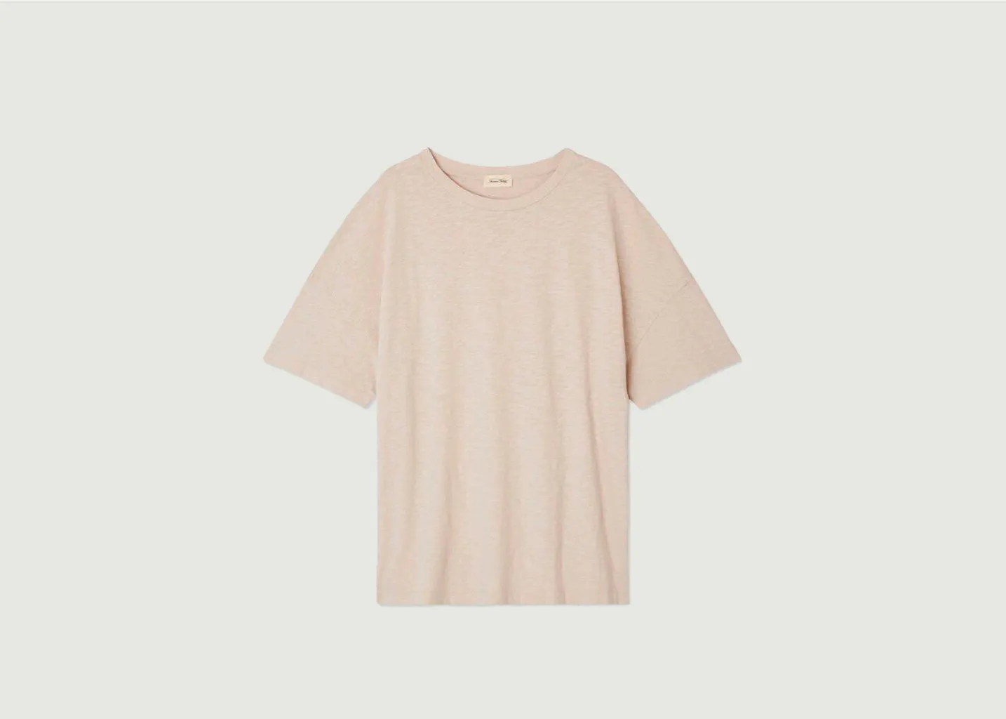 T-shirt droit en coton Bysapick American Vintage