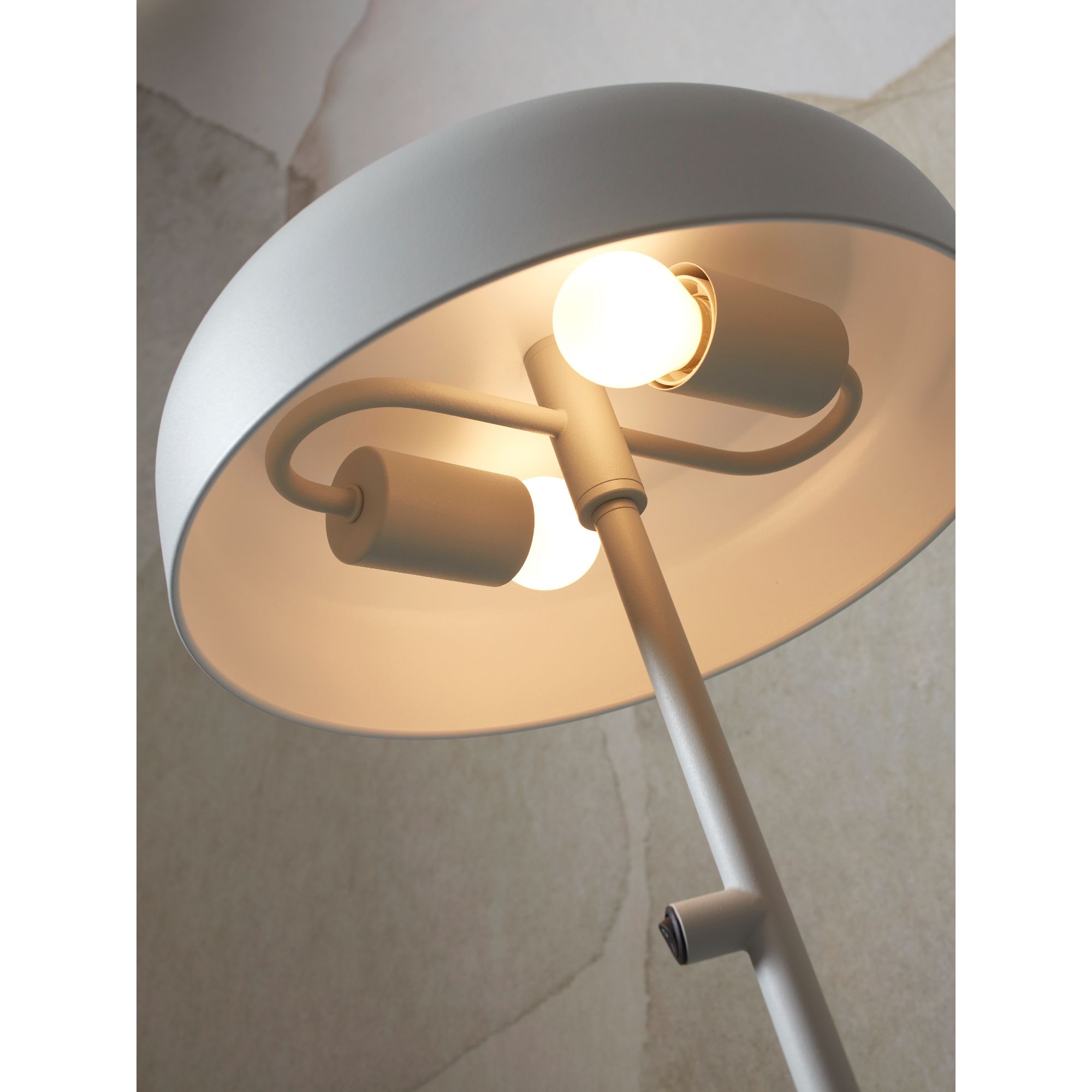 it's about RoMi Vloerlamp Porto - Grijs - Ã30cm