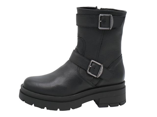 Red Rag Buckle Boot