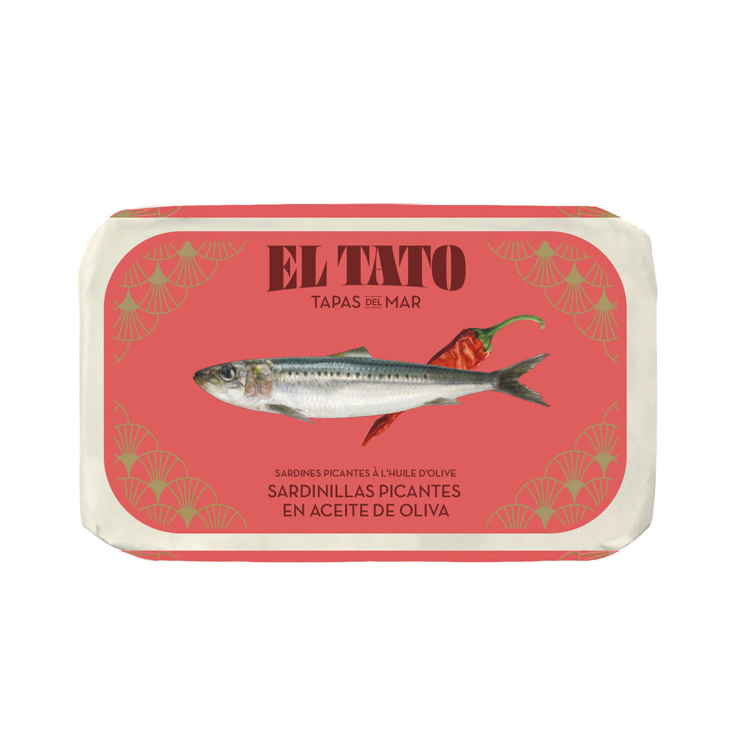 Petites sardines à l'huile d'olive et au piment (16 à 20 sardines)