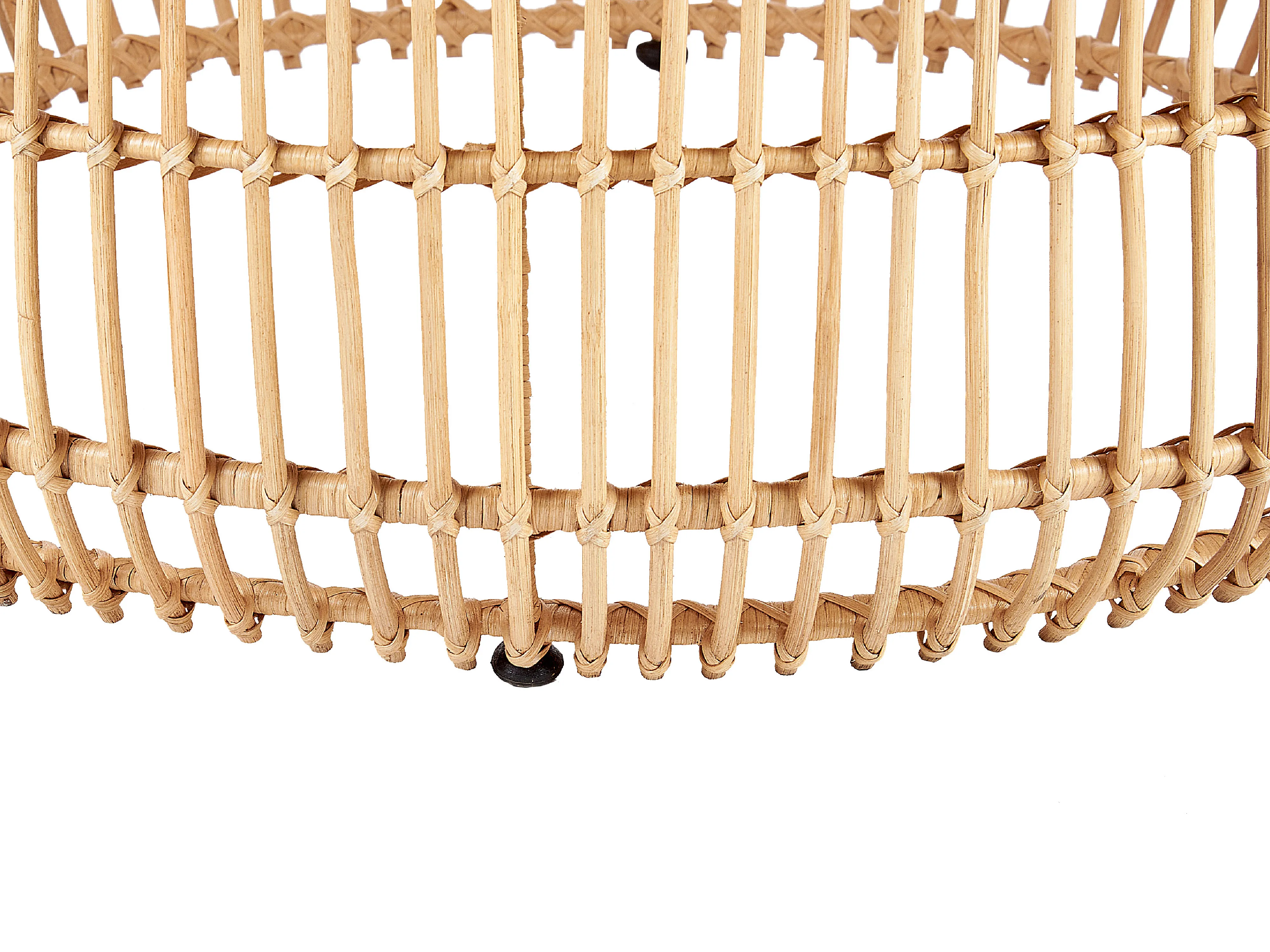 Tuin salontafel RANDAZZO 85 cm 85 cm Rotan Lichtbruin