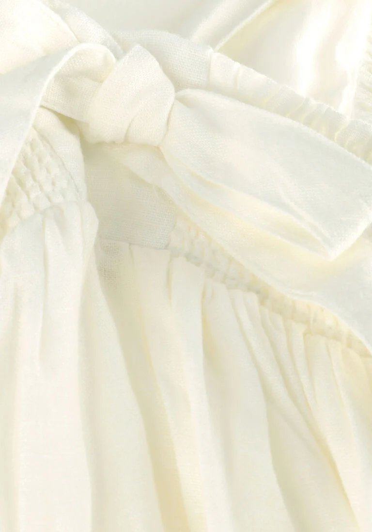 MARMAR COPENHAGEN witte marmar copenhagen midi jurk danita frill