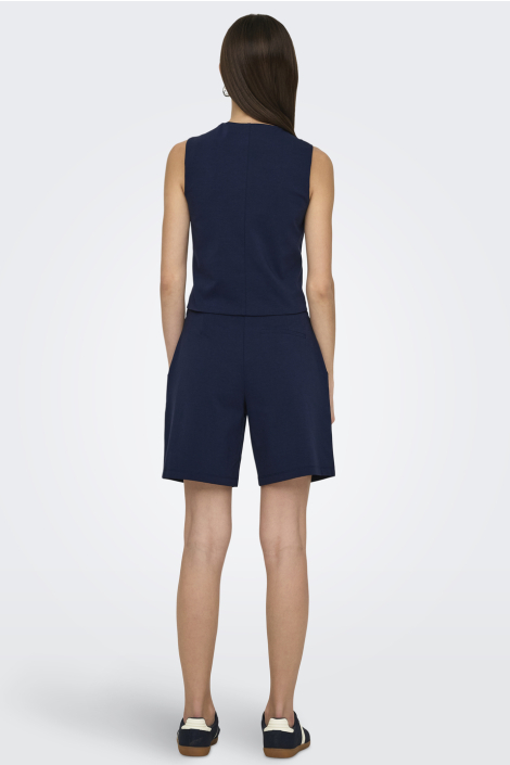 Jacqueline de Yong blauwe dames gilet