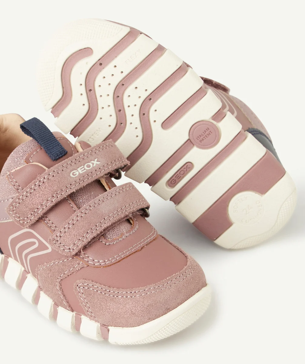 GEOXBASKETS IUPIDOO BÉBÉ FILLE ROSE ET BLEU