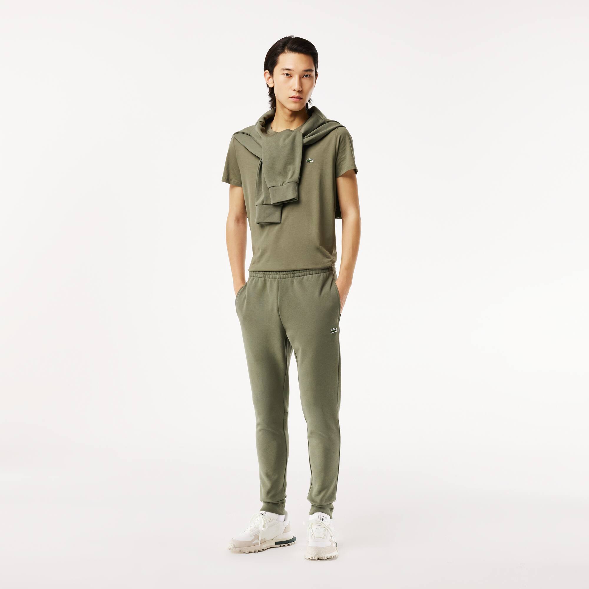 Herren LACOSTE Jogger Trainingshose aus Bio-Baumwollfleece Trainingshosen - Grün - Lacoste - Herren