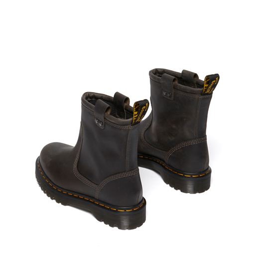 Dr. Martens Anistone Lo Biker Støvler, Charcoal Grey, 42