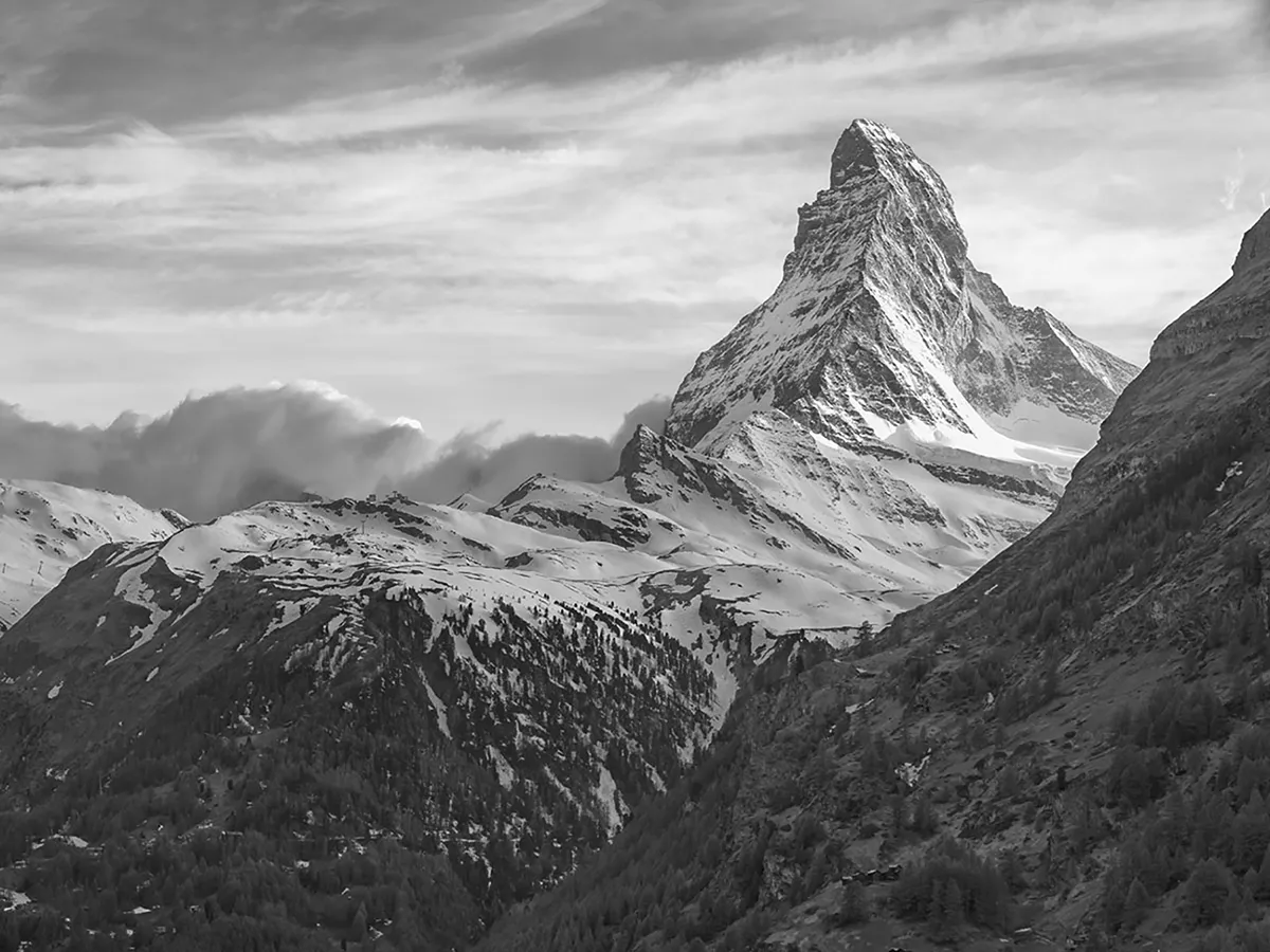 Incado Mixed Media Lærredstryk - The Mountain