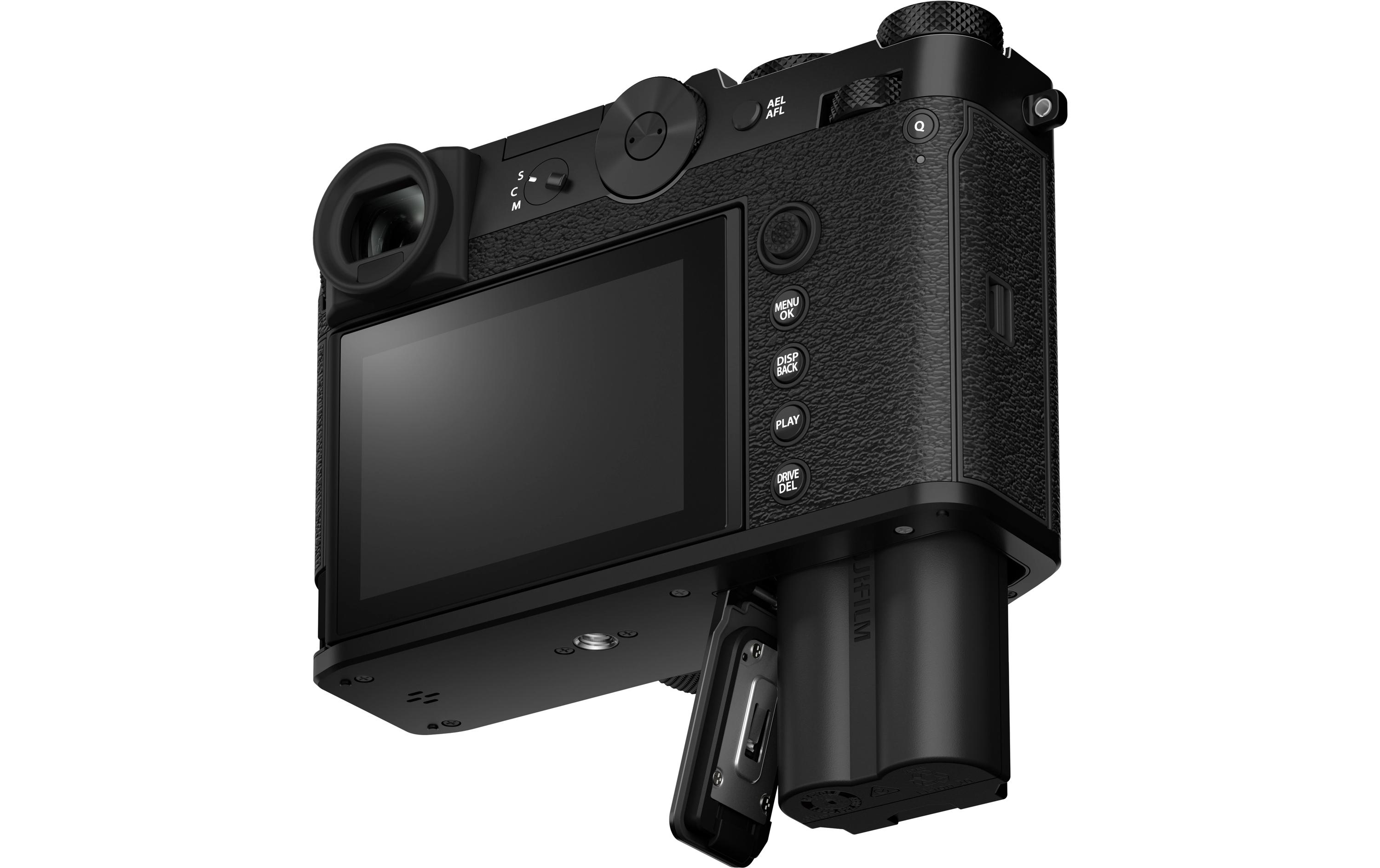 Fotokamera GFX 100RF Schwarz<br>GFX-Kamera mit fest verbautem Objektiv und bringt die Mittelformat-Bildqualität in ein ultrakompaktes Design