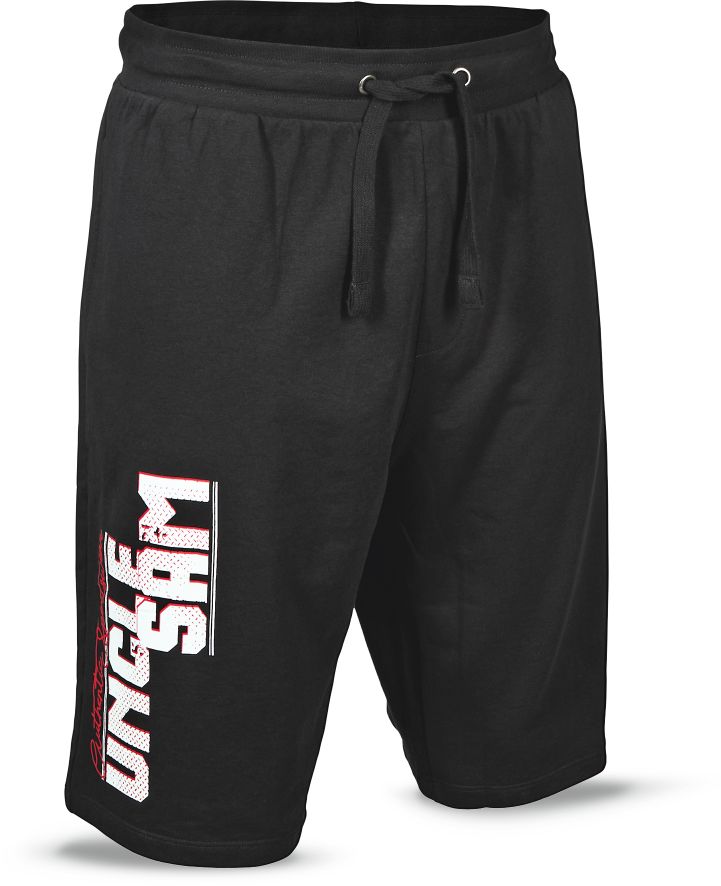 Uncle Sam Herren Sweatshorts - BlackBeauty 2XL