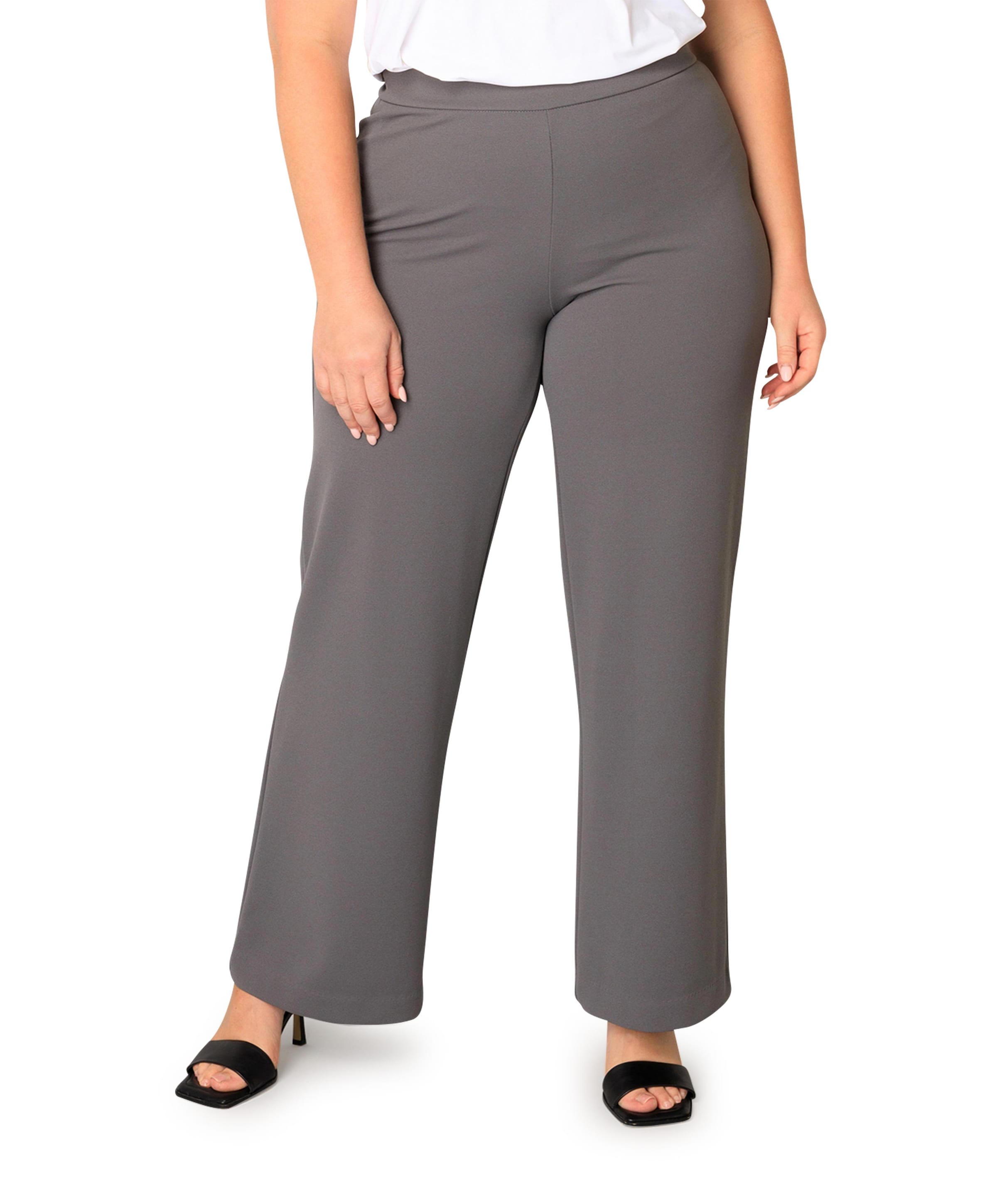 Base Level Curvy Arah dames broek grijs