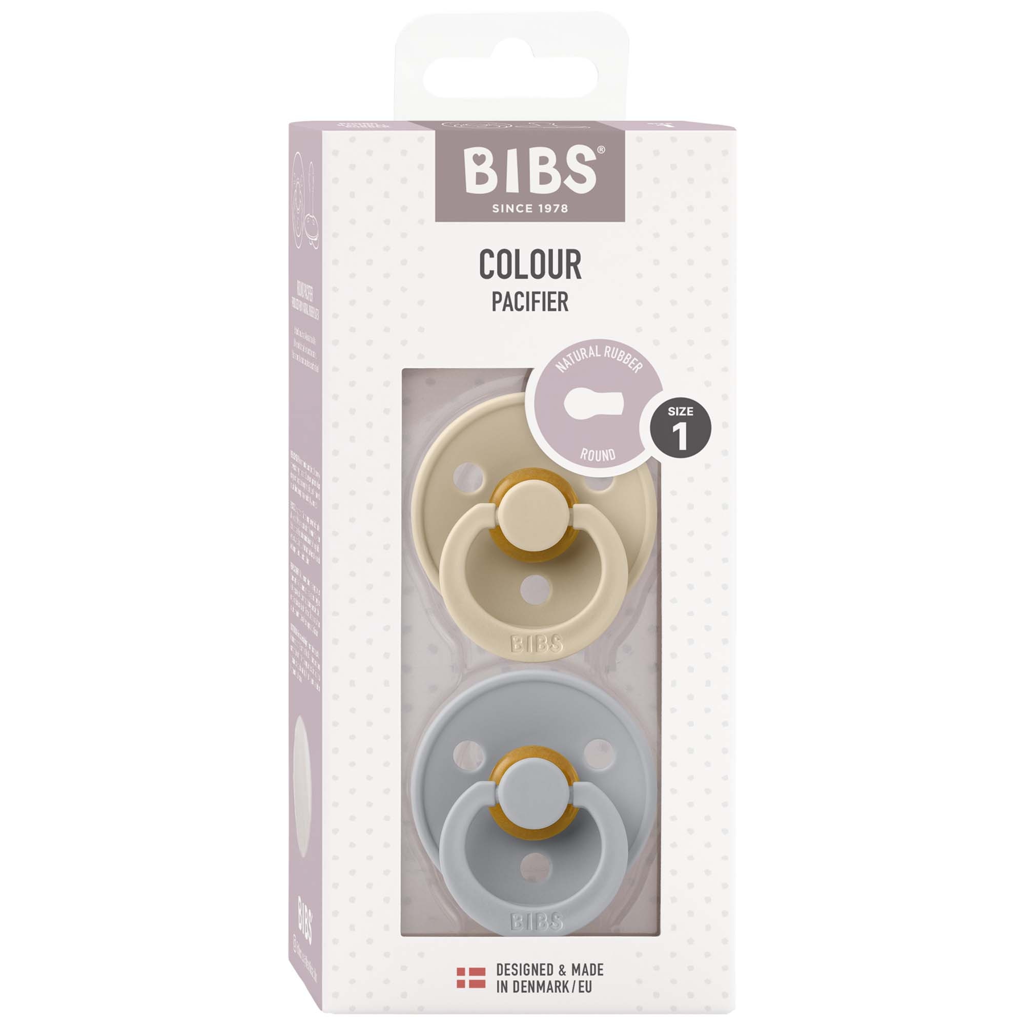 Bibs fopspeen Size 1 geel