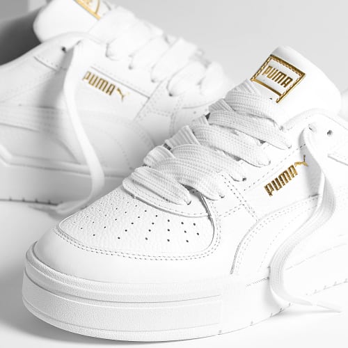 Baskets CA Pro Classic 380190 Puma White x Superlaced Gros Lacet Blanc