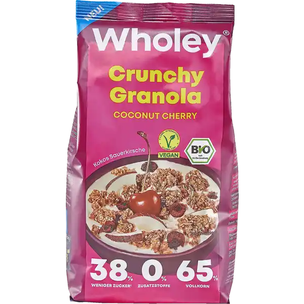 Bio Crunchy Coconut Cherry Granola
