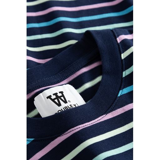 Wood Wood Ulla Stripe Kjole, Navy Stripes, XS