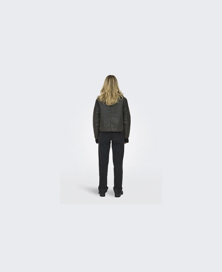 ONLY ONLMOUNTAIN SHORT WASH JACKET CC OT Peat/chocolate brown