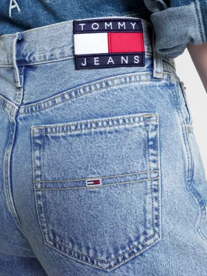 Calça jeans folgada de cintura média Betsy