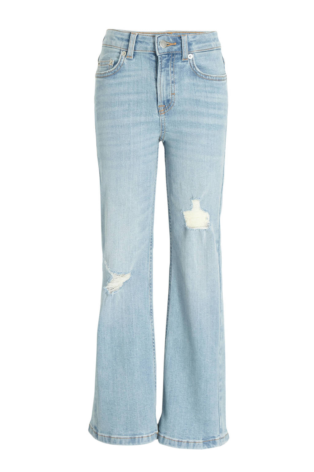 anytime wide leg jeans lichtblauw