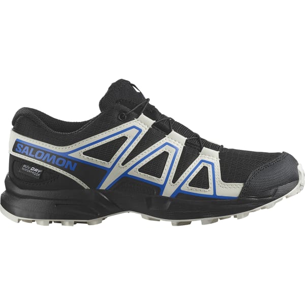 Chaussure trail SALOMON SPEEDCROSS WP J BLACK/VANILLA ICE/FRENCH BLUE