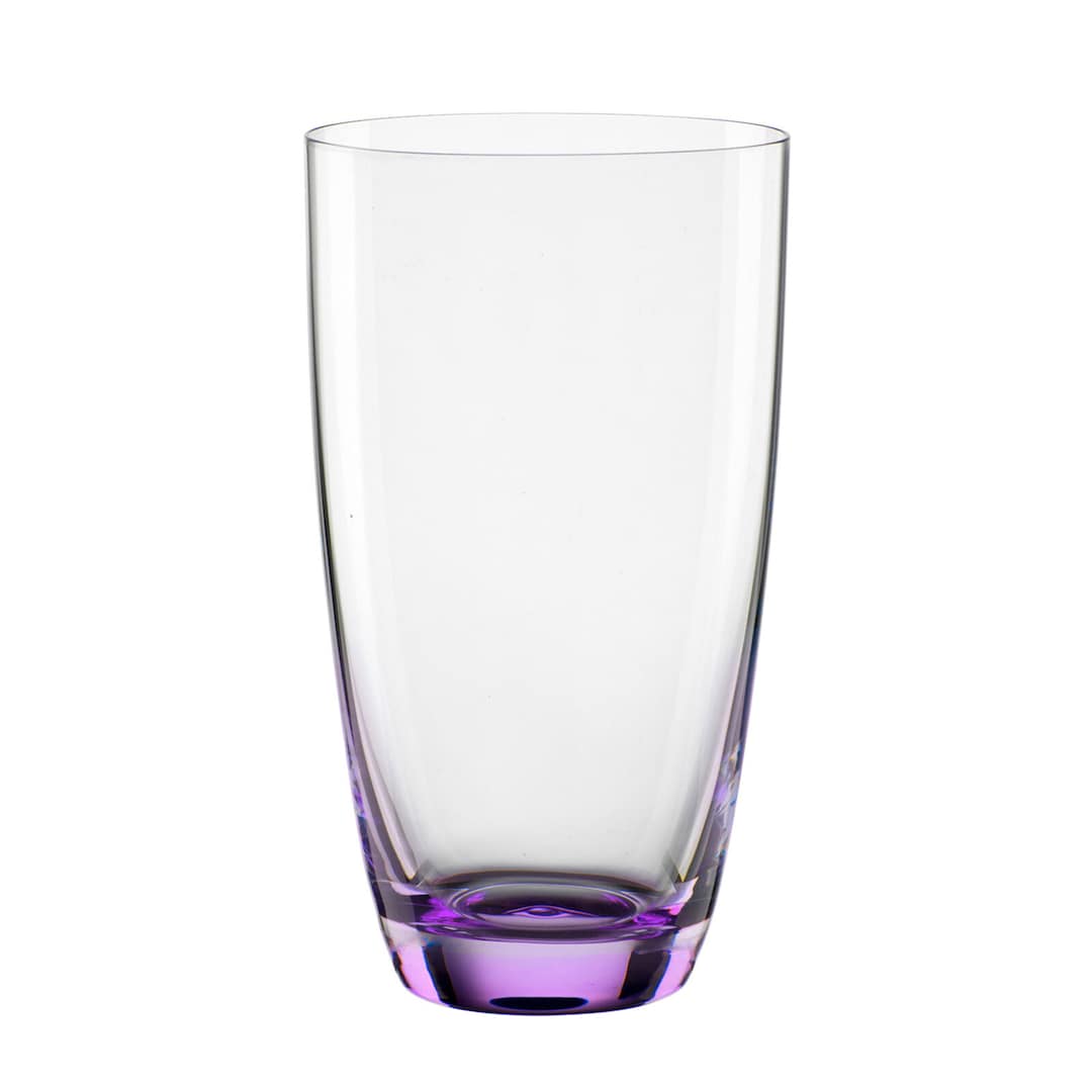 Longdrinkgläser Viva Colori 6er Set 350 ml mehrfarbig Kristallglas