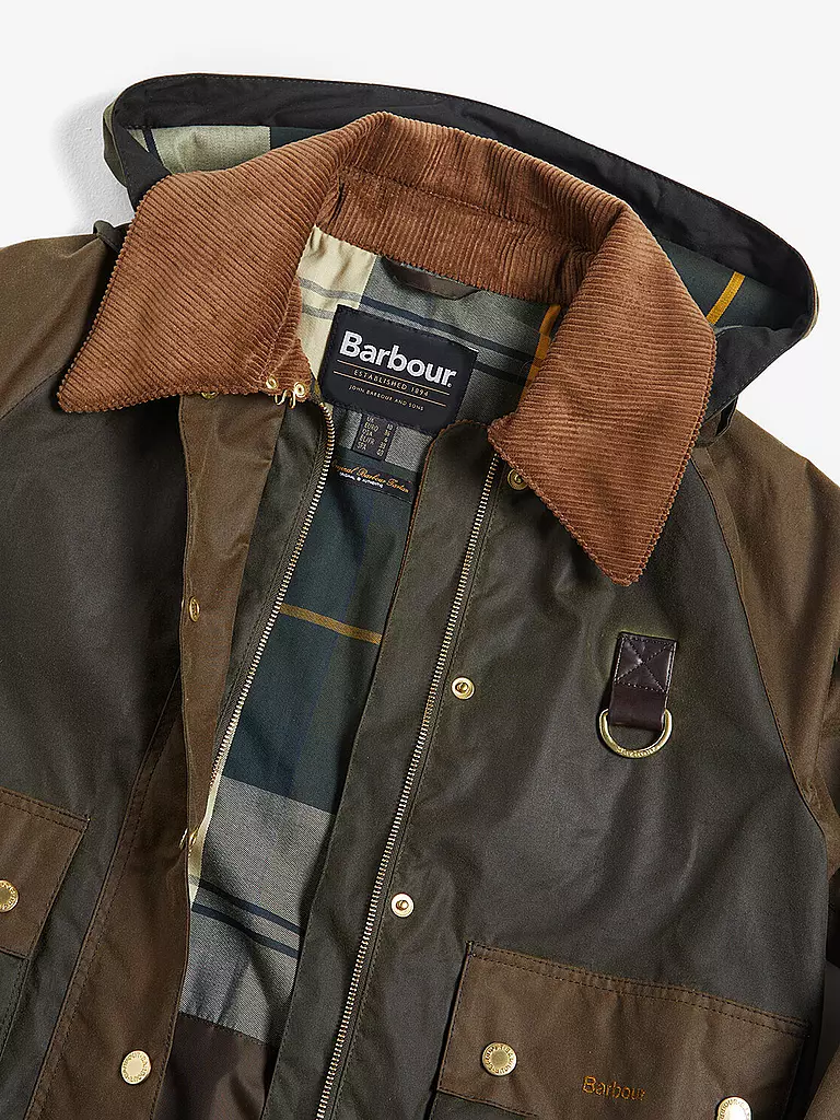 BARBOUR Jacke REIGHTON WAX olive