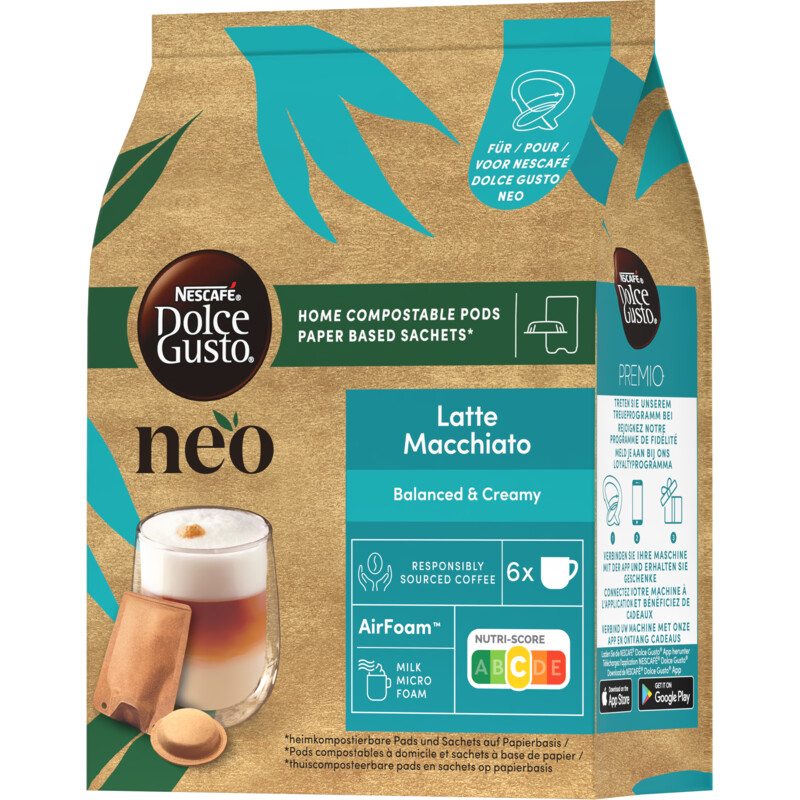 Nescafé Dolce Gusto Neo Latte macchiato capsules