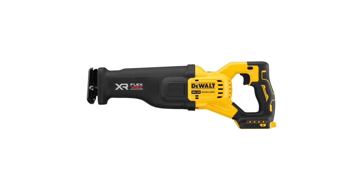 DEWALTAccu Reciprozaag DCS386NT-XJ (18V)  (Geel/zwart, zonder batterij en lader, in TSTAK Box VI)