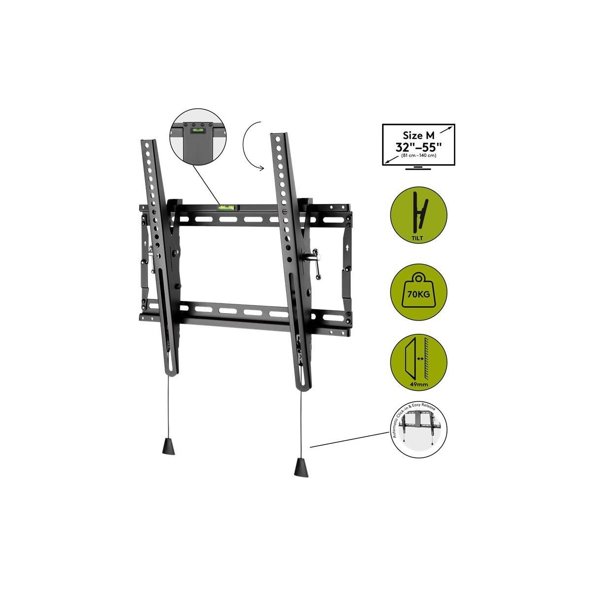 TV-veggfeste Pro TILT (M)
