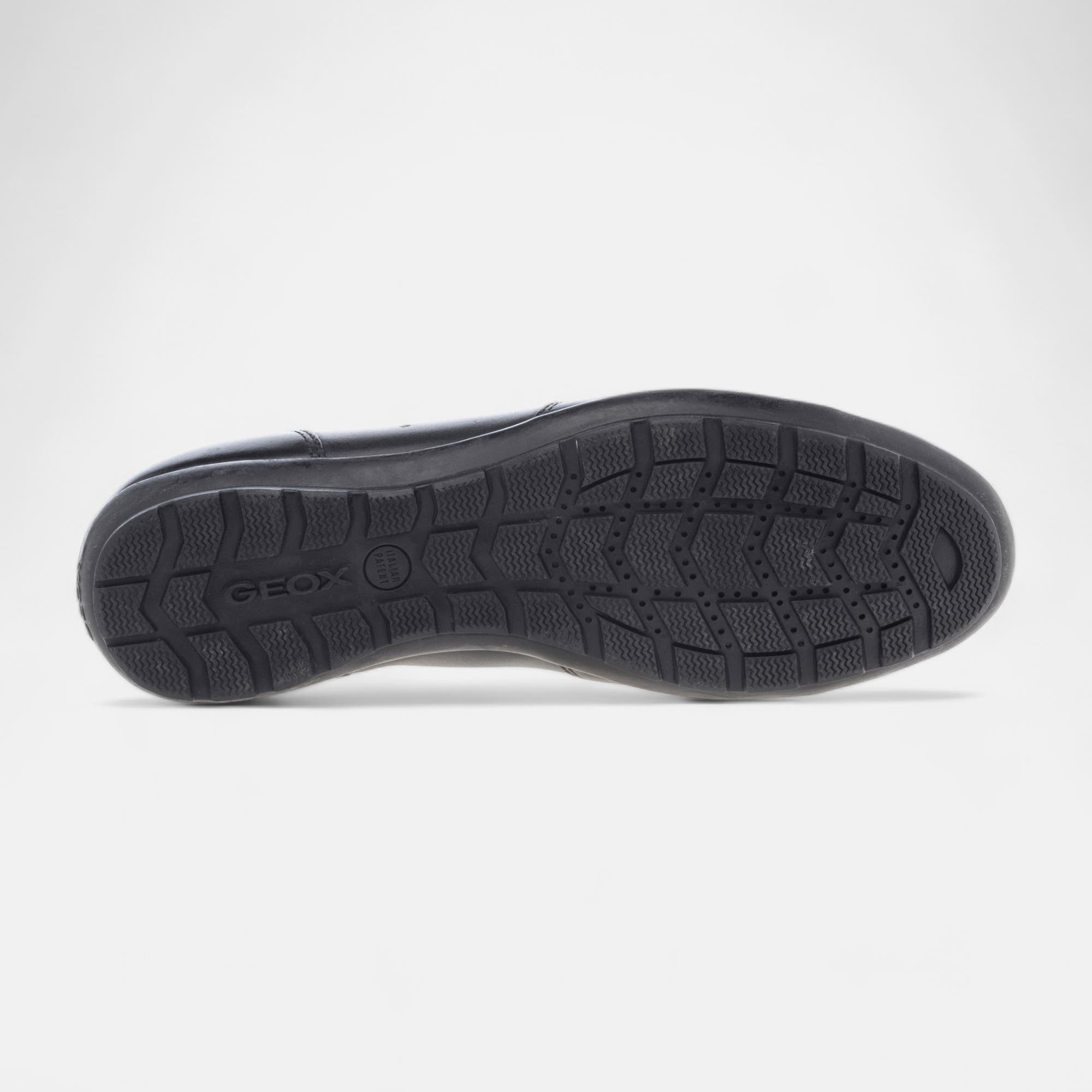 Baskets basses Homme en cuir noir