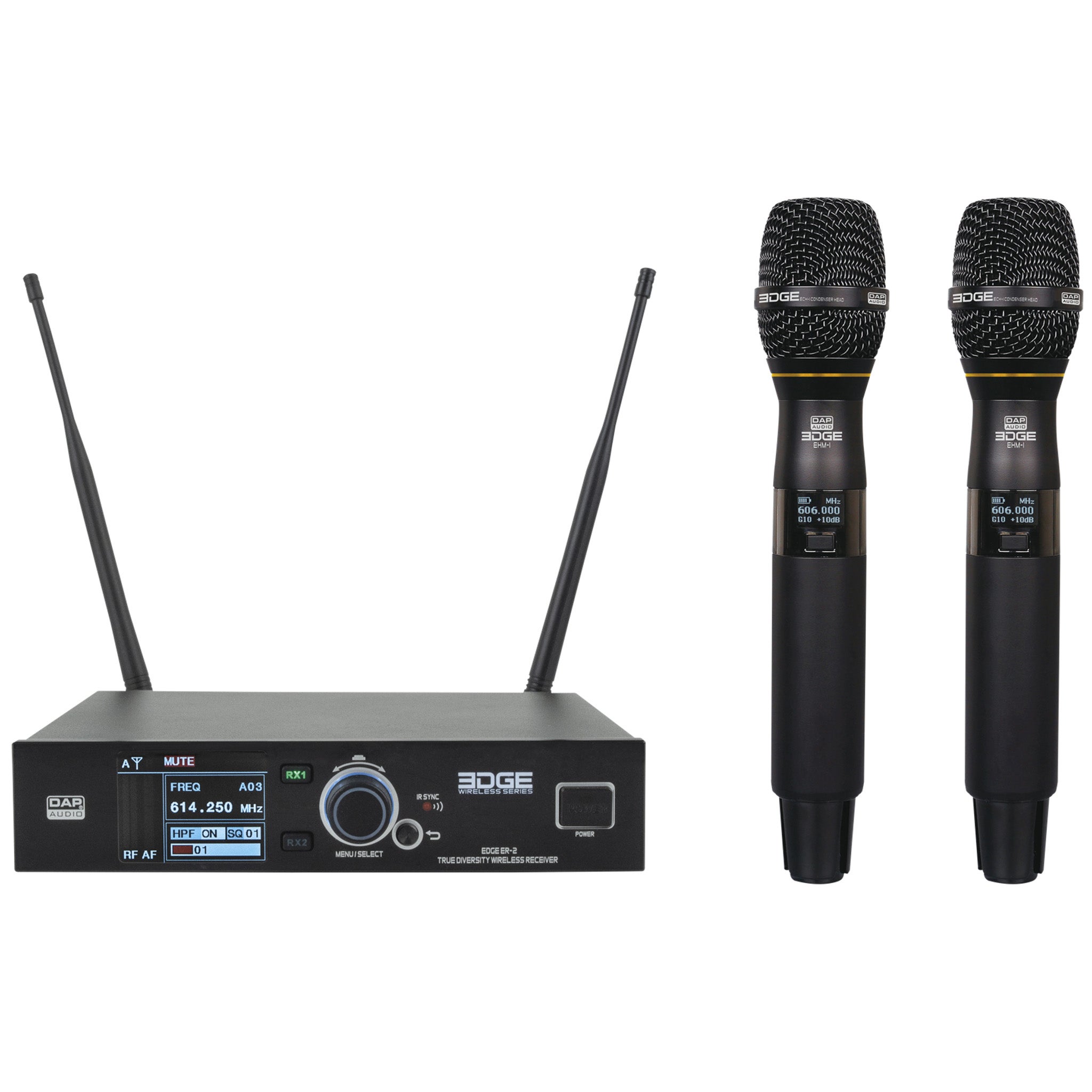 DAP EDGE EHS-2 draadloos handheld systeem (610 - 670 MHz)