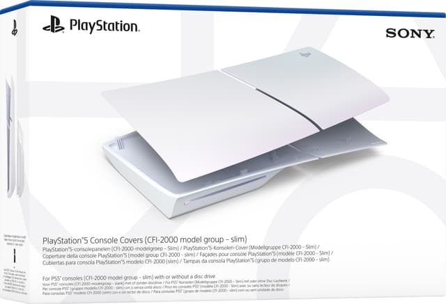 PS5 Slim Standard konsolcover (Perle)