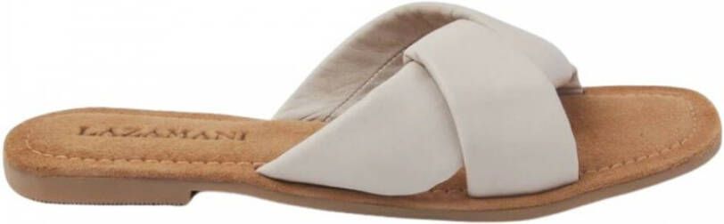 Lazamani Dames Slippers 33.505 Oyster | Grijs | 33.505 Oyster