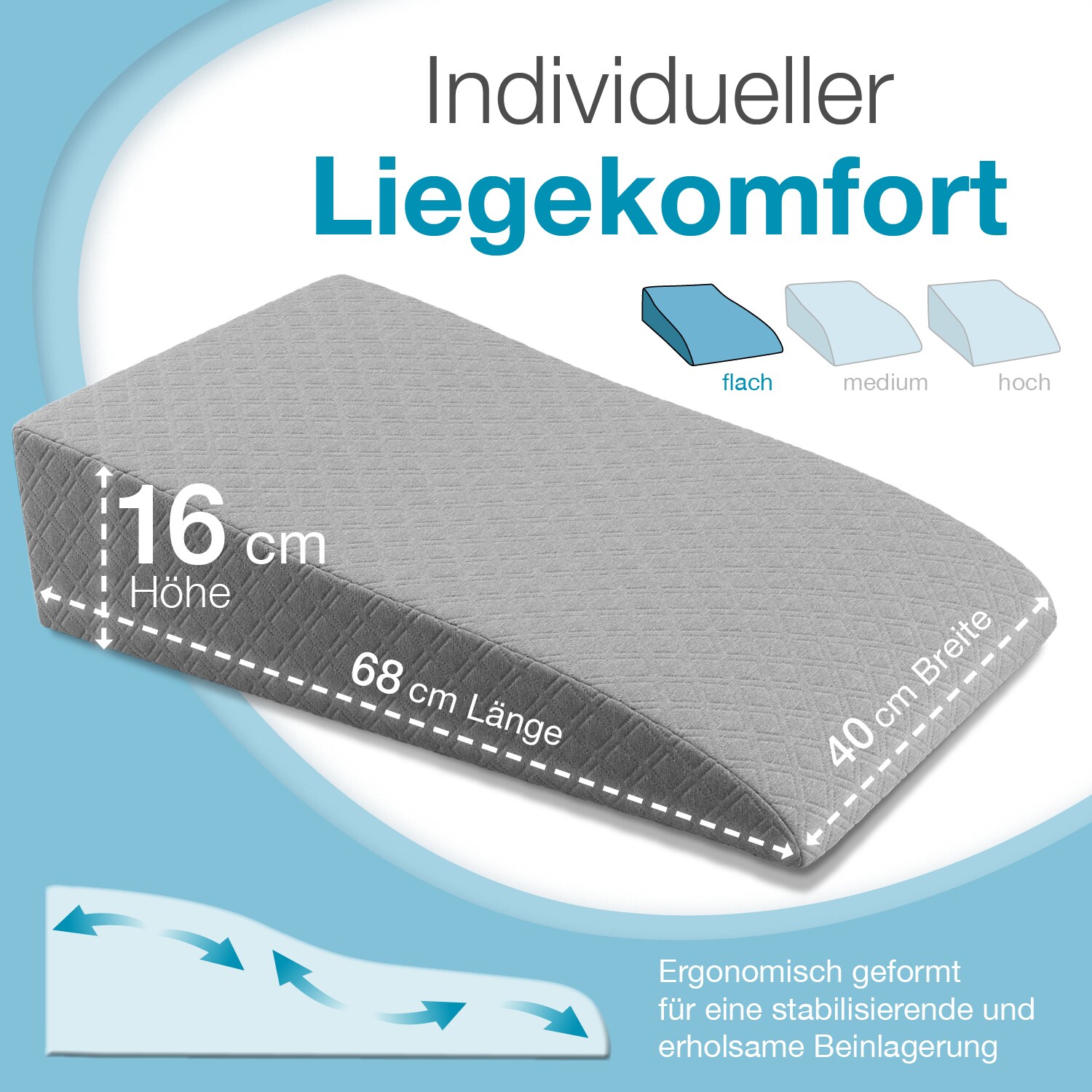 Bestschlaf Bein-Lagerungskissen »Visko«