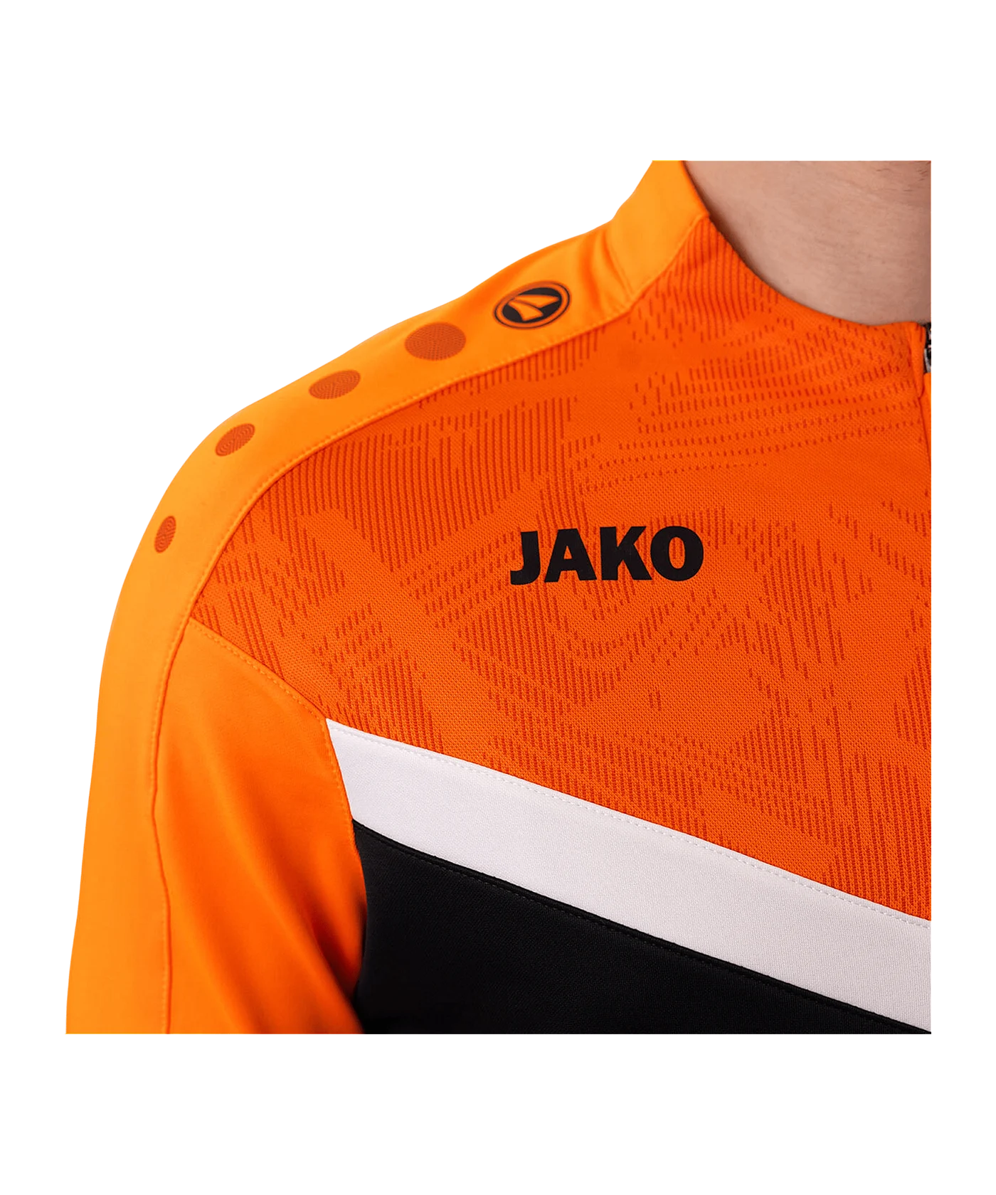 JAKO Iconic HalfZip Sweatshirt Schwarz F807