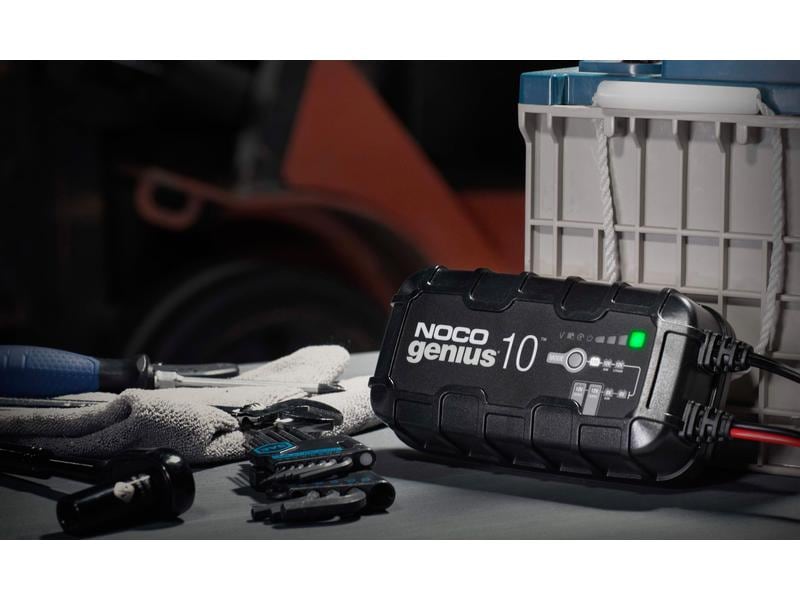 Noco Batterieladegerät GENIUS10EU 6-12 V, 10 A Ladegerät für 6 bis12 V Autobatterien