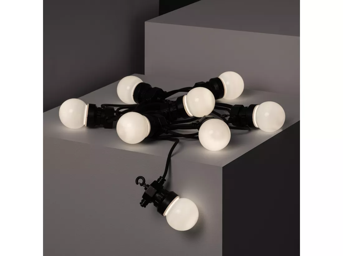 Guirlande d'Ampoule LED Solaire Extérieur Kuiper 7m Blanc