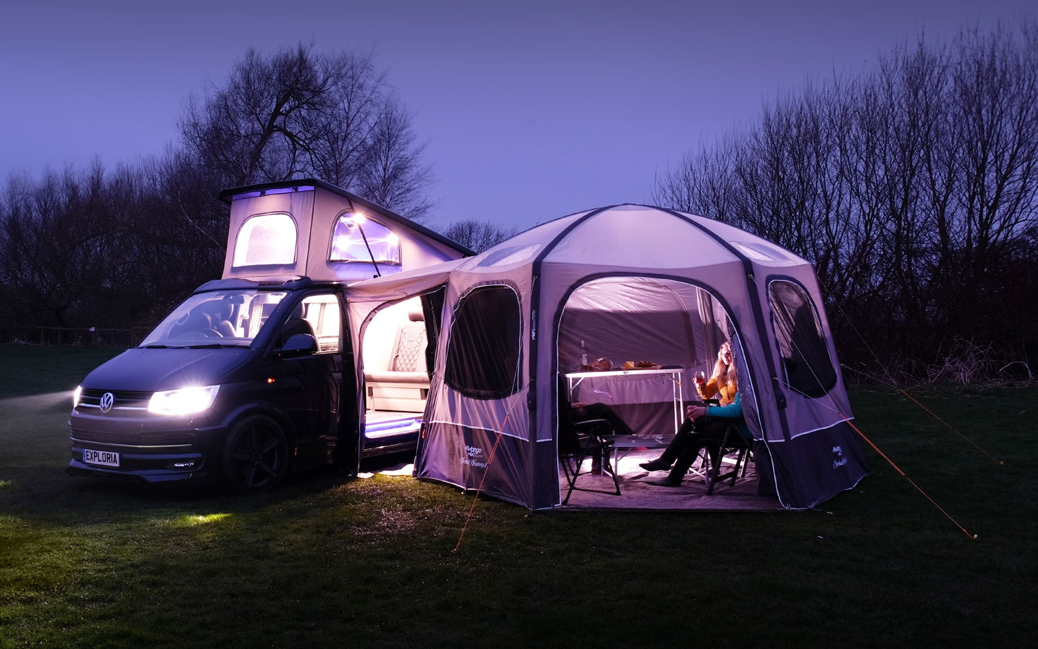 Vango Airhub Hexaway II Low aufblasbares Busvorzelt