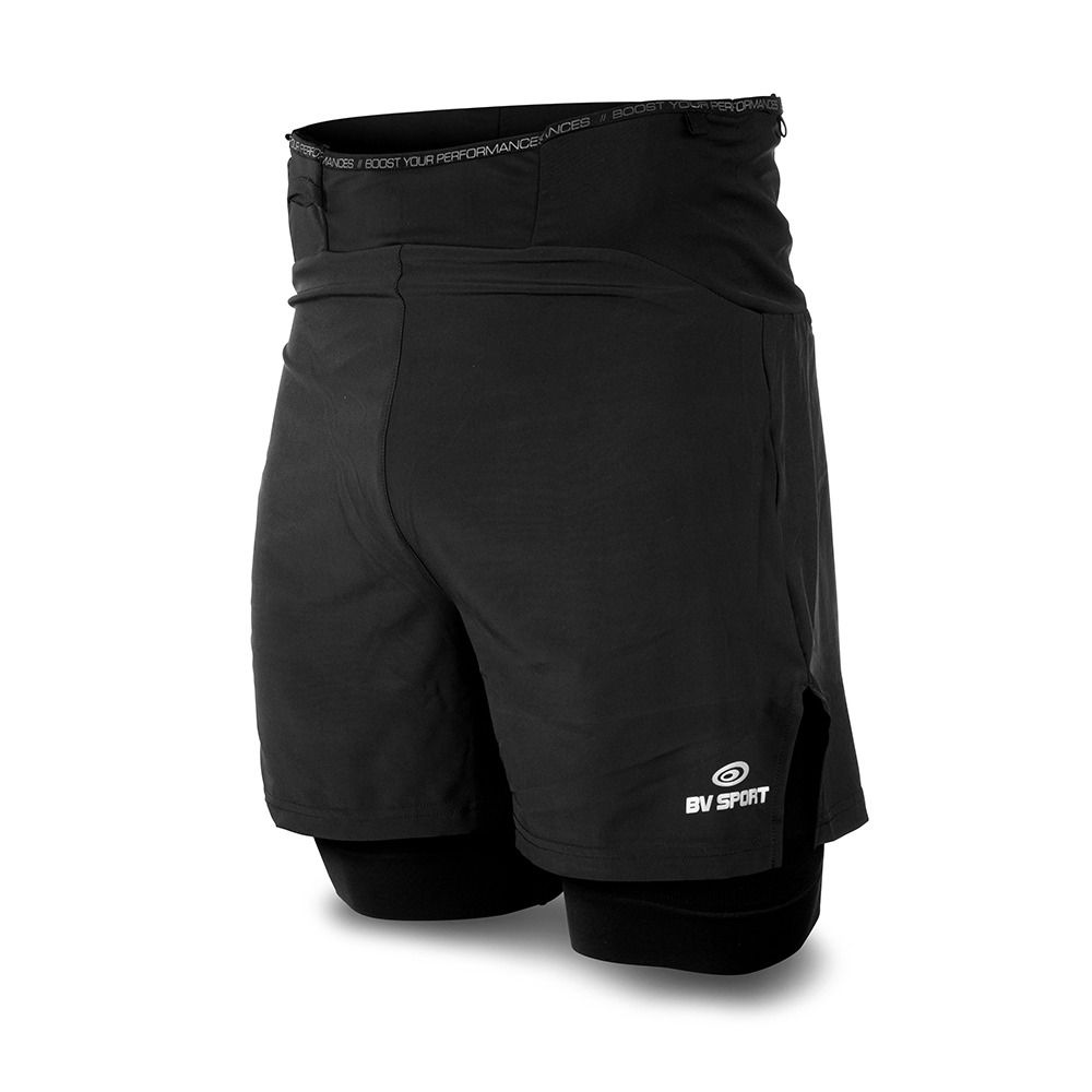 BV Sport CSX EVO2 COMBO - Short 2 en 1 noir