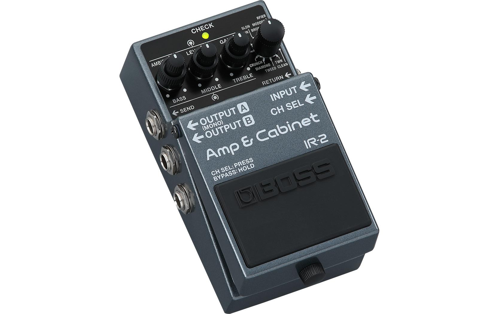 Pedal IR-2<br>Verstärker-Emulator und Cabinet-IR-Loader im Kompaktpedal-Format