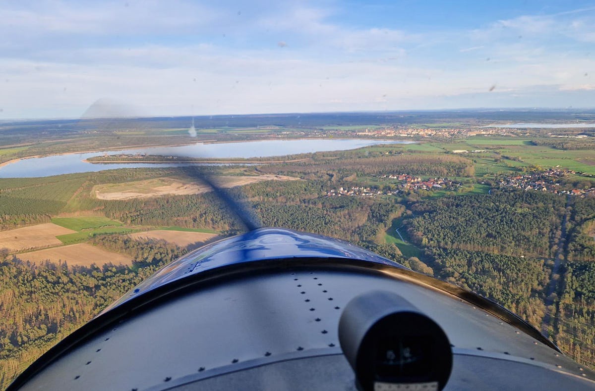 Ultraleichtflugzeug selber fliegen Trebbin