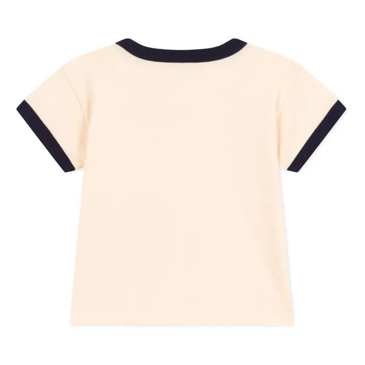 Petit Bateau T-shirt Manitou Paris | Ecru